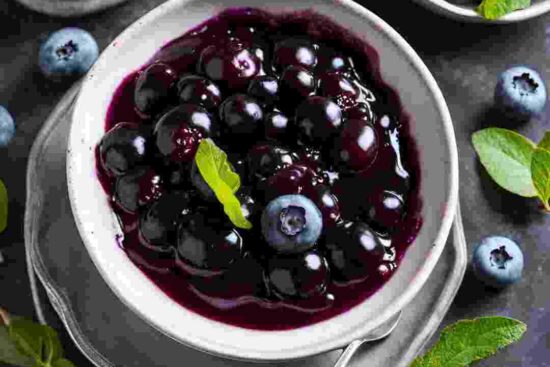 how to make a blueberry compote